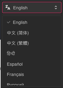 Multilingual Support
